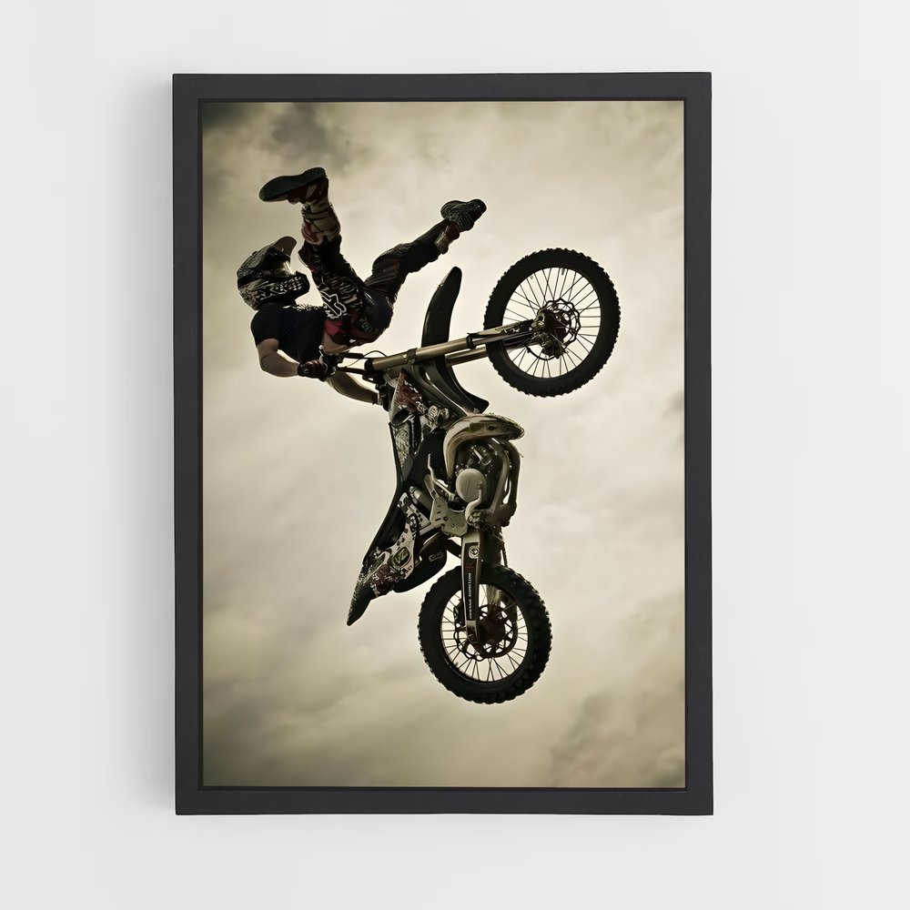Poster Freestyle Extrême – affiche Motocross freestyle (vue 2)